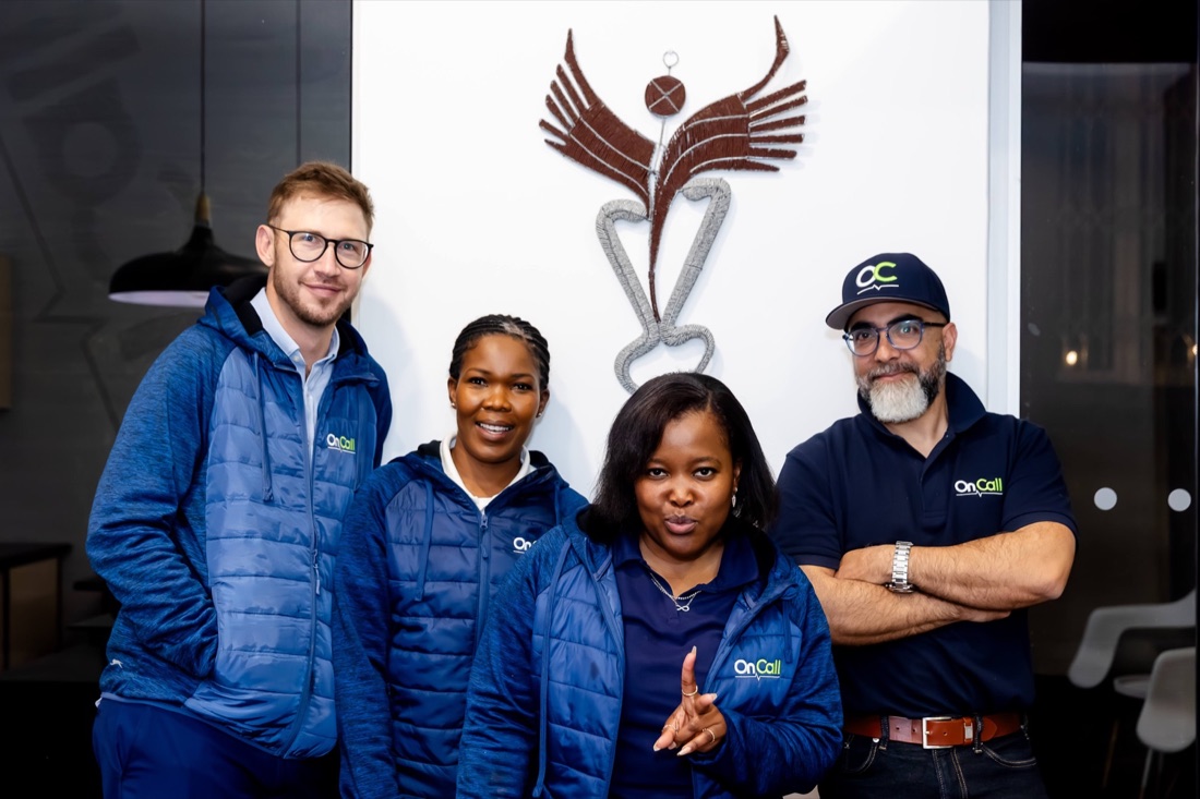 Members of the OnCall team together